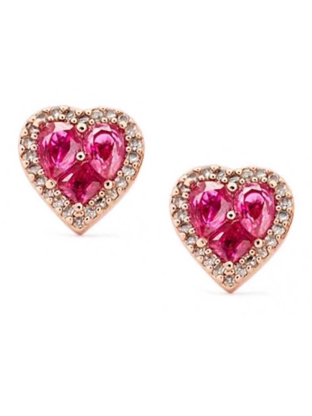KATE SPADE • Spell It Out Heart Earrings